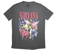 Nirvana In Utero Vintage Collage T-Shirt in Black | Size: XL Nirvana Black XL