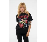 Nirvana In Utero Vintage Collage T-Shirt in Black | Size: Medium Nirvana Black M