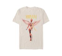 Nirvana - In Utero Wet Sand Oversized - T-Shirt - beige - M - 100% Cotton M