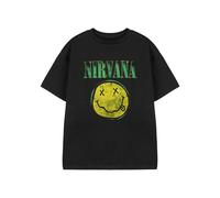 Nirvana Kids Short Sleeved T-Shirt (Unisex Kids Black) in Black | Size: 7-8 Years Nirvana Black 7-8 Years