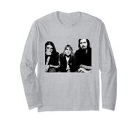 Nirvana Kurt Cobain Band Portrait By AJ Barratt Long Sleeve T-Shirt