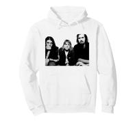 Nirvana Kurt Cobain Band Portrait By AJ Barratt Pullover Hoodie