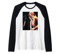 Nirvana Kurt Cobain in Utero Tour by Phil Nicholls Raglan Baseball Tee