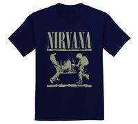 Nirvana NIRVTS05MN02 T-Shirt, Blue, Medium