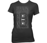 Nirvana Ladies Slim Fit T-Shirt: As You Are Tape OFFICIAL NEW