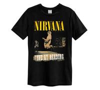 Nirvana Live At Reading Amplified Black Large Unisex T-Shirt NEW