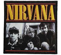 Rock Off officially licensed products Nirvana London Photo Woven Patch Accessory Size