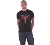 Nirvana Men's Angelic Plus T-Shirt in Black | Size: 4XL Nirvana Black 4XL