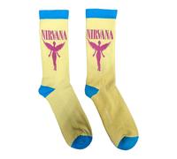 Nirvana Men's Angelic Terrycloth Ankle Socks in Yellow | Size: 4-7 Nirvana Yellow 4-7