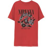 Nirvana Men's Heart Shaped Box T-Shirt in Red | Size: Large Nirvana Red L