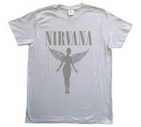 Nirvana Men's In Utero Tour Back Print T-Shirt in White | Size: 2XL Nirvana White 2XL