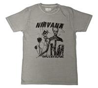 Nirvana Men's Incesticide Stacked Logo T-Shirt in Green | Size: Small Nirvana Green S