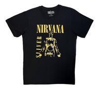 Nirvana Men's Sliver T-Shirt in Black | Size: Small Nirvana Black S