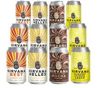 Nirvana Mixed Beer Case | Non Alcoholic | 0.5% ABV | Vegan Friendly | 12 x 330ml