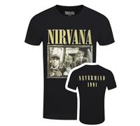 Nirvana Nevermind '91 Hotel Photo Men's Black T-Shirt
