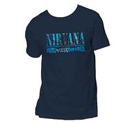 Nirvana 'Nevermind' (Navy) T-Shirt (Large)