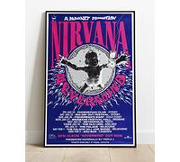 Nirvana Nevermind Never Mind Australian Tour Poster :: Huge 36"x24" Poster Print Similar (Slightly Larger) to A1 Size : Vintage Reproduction BRING YOUR WALLS TO LIFE !