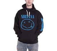 Nirvana - Nevermind Smile - Hoodie - black - M - 50% Cotton, 50% Polyester,Sweat M