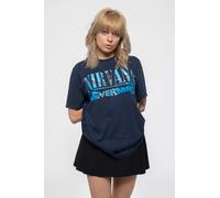 Nirvana Nevermind Tracks T-Shirt in Navy | Size: XL Nirvana Navy XL