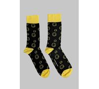 Nirvana Outline Smile Ankle Socks in Black Nirvana Black One Size