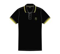 Nirvana Polo T Shirt Smiley Face Band Logo Official Mens Black XL