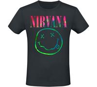 Nirvana Rainbow Logo T-Shirt black XXL