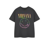 Nirvana Short Sleeved T-Shirt | Unisex Kids Black | Official Merch in Grey | Size: 13-14 Years Nirvana Grey 13-14 Years