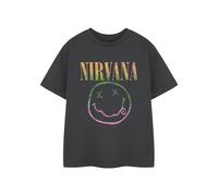 Nirvana Short Sleeved T-Shirt | Unisex Kids Black | Official Merch in Grey | Size: 3-4 Years Nirvana Grey 3-4 Years