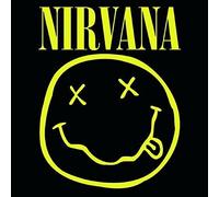 Nirvana Smiley Face Black Greeting Birthday Card Any Occasion Album Official
