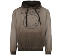 Nirvana Smiley Logo Hoodie brown XXL