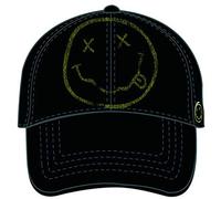 Nirvana Smiley Men's Baseball Cap Black, Black, One Size