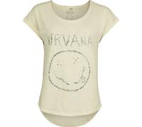 Nirvana Smiley T-Shirt sand S