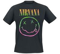 Nirvana Sorbet Ray Men T-Shirt Black L, 100% Cotton, Regular