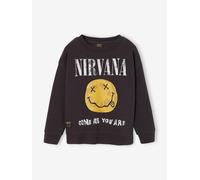 Nirvana sweatshirt for boys anthracite