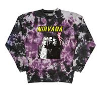 Nirvana Sweatshirt Flipper (Wash Collection) Dip Dye Unisex Long Sleeves XX-Large