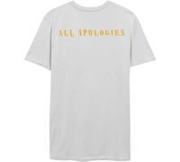 Nirvana T-Shirt – All Apologies – Unisex White Band Logo – Large