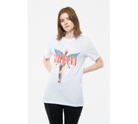 Nirvana T Shirt Angelic In Utero Band Logo new Official Unisex White