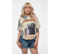 Nirvana T Shirt Flipper Band Logo new Official Dip Dye Unisex