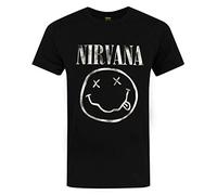 Nirvana T Shirt Flower Sniffin Band Logo Nevermind new Official Mens Black 5XL