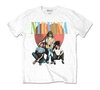 Nirvana T Shirt Heart Band Logo new Official Unisex White