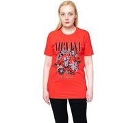 Nirvana T Shirt Heart Shaped Box Band Logo Official Unisex Red M