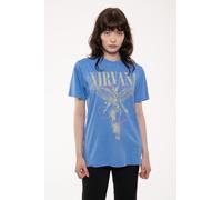 Nirvana T Shirt In Utero Band Logo new Official Unisex Light Blue