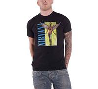 Nirvana T Shirt in Utero Vintage Band Logo Official Mens Black S
