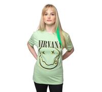 Nirvana T-Shirt: Inverse Smiley OFFICIAL NEW
