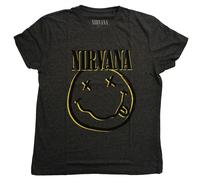 Nirvana T-Shirt: Inverse Smiley OFFICIAL NEW