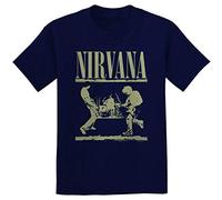 Nirvana NIRVTS05MN02 T-Shirt, Blue, Medium
