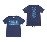 Nirvana T-Shirt: Nevermind (Back Print) OFFICIAL NEW