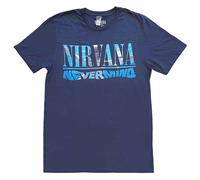 Nirvana 'Nevermind' (Navy) T-Shirt (Large)