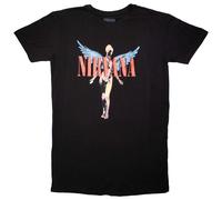 Nirvana Angelic Band Logo T Shirt Dress S Black