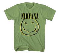 Inverse Grunge Smile T Shirt Nirvana Green S